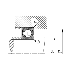 S 6311-2RSR, (j) DIN 625-1 ˜ʵҪߴ, ɂ(c)ܷ