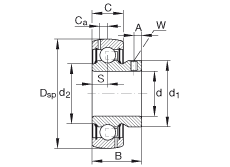 S GAY100-NPP-B-AS2/V, Ȧ ƽ^ᔶλɂ(c) P ܷ⣬(j) ABMA 15 - 1991Ӣ